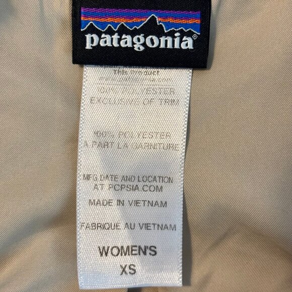 Patagonia Los Gatos Fuzzy Tan Vest Women XS - Picture 8 of 8